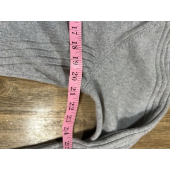 Peter Scott Sweater 100% New Wool Quarter-Zip Gray Royal Troon Mens 40 Scotland - Picture 9 of 10